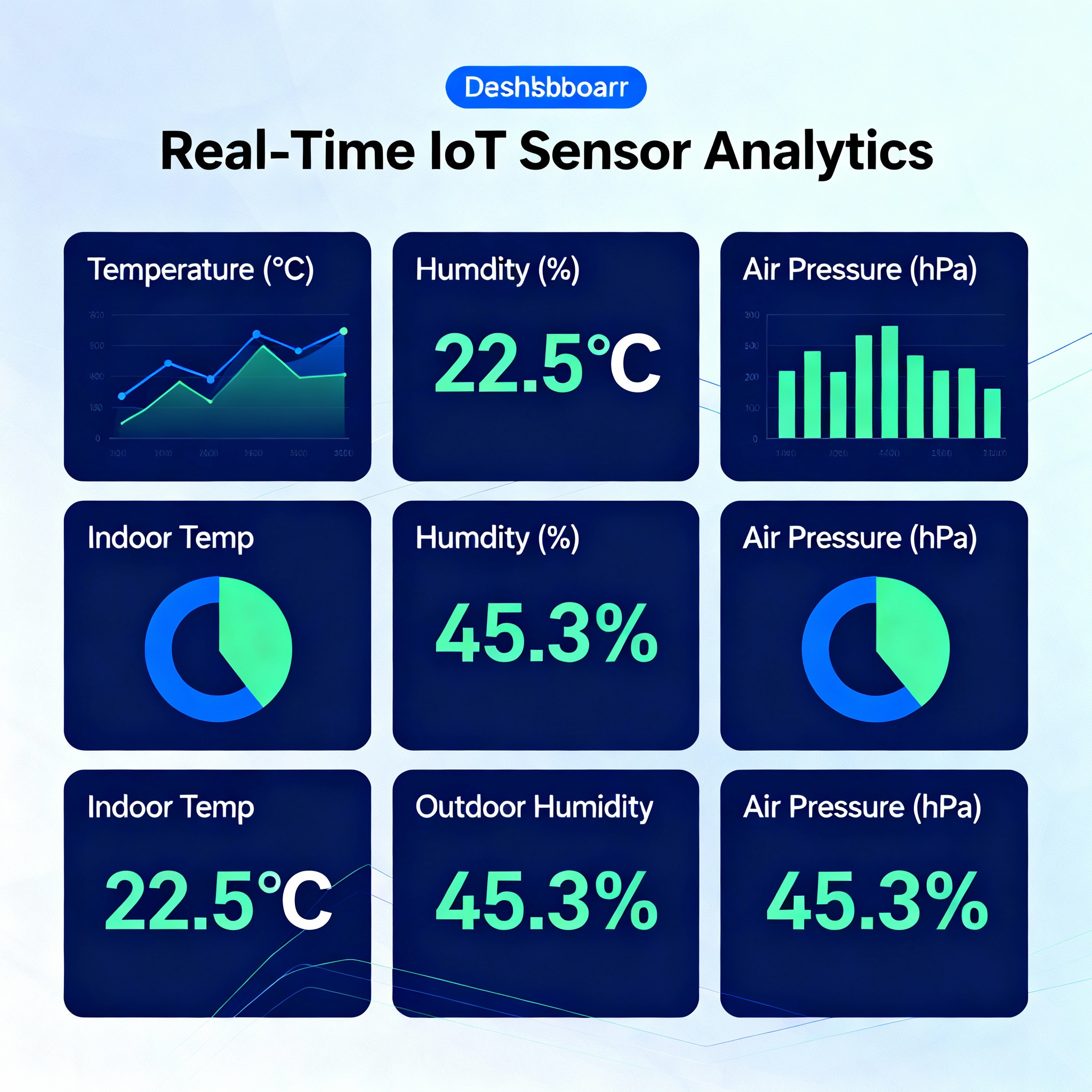 Charts and visualizations from device data
